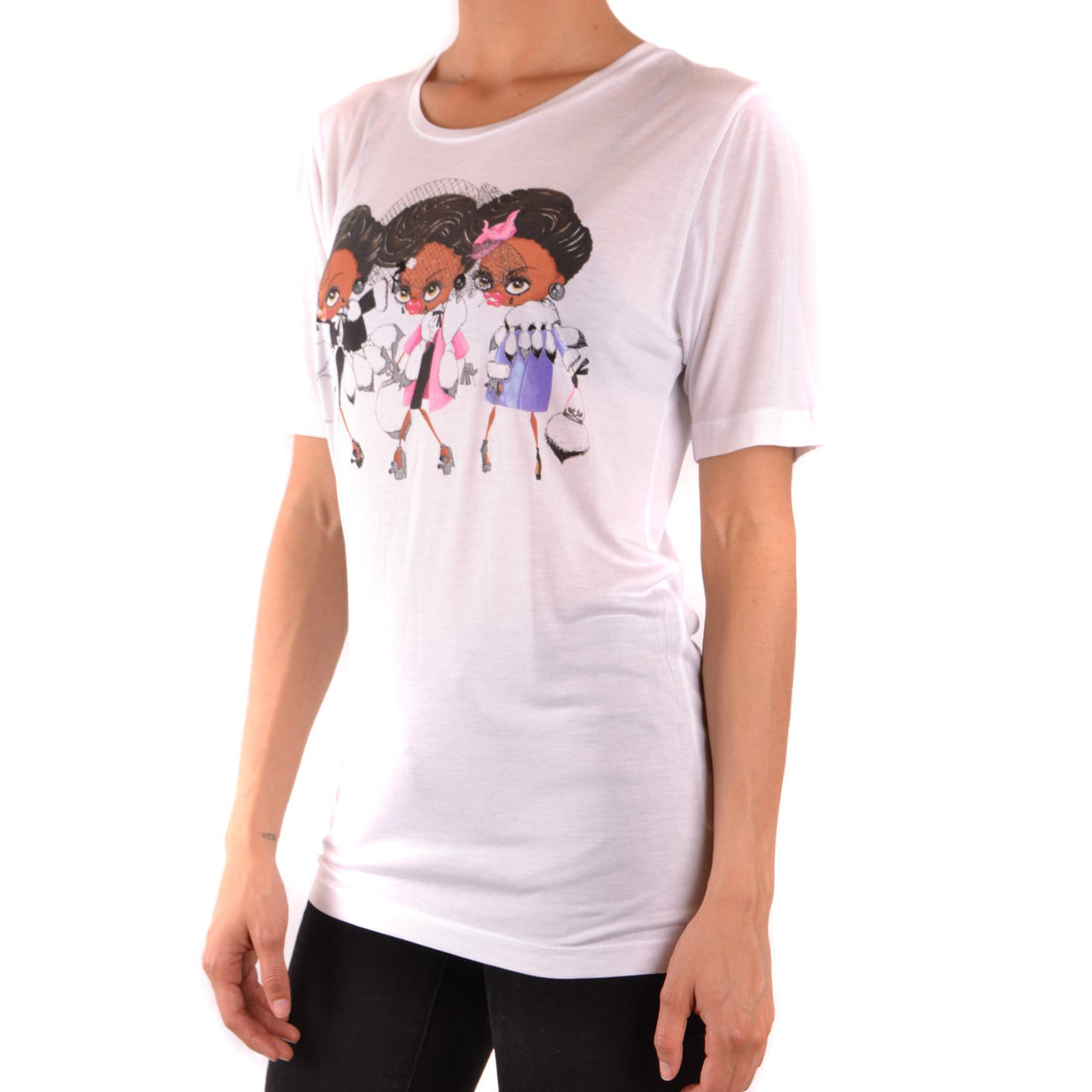 Dsquared T-shirt Dames Wit #2424818