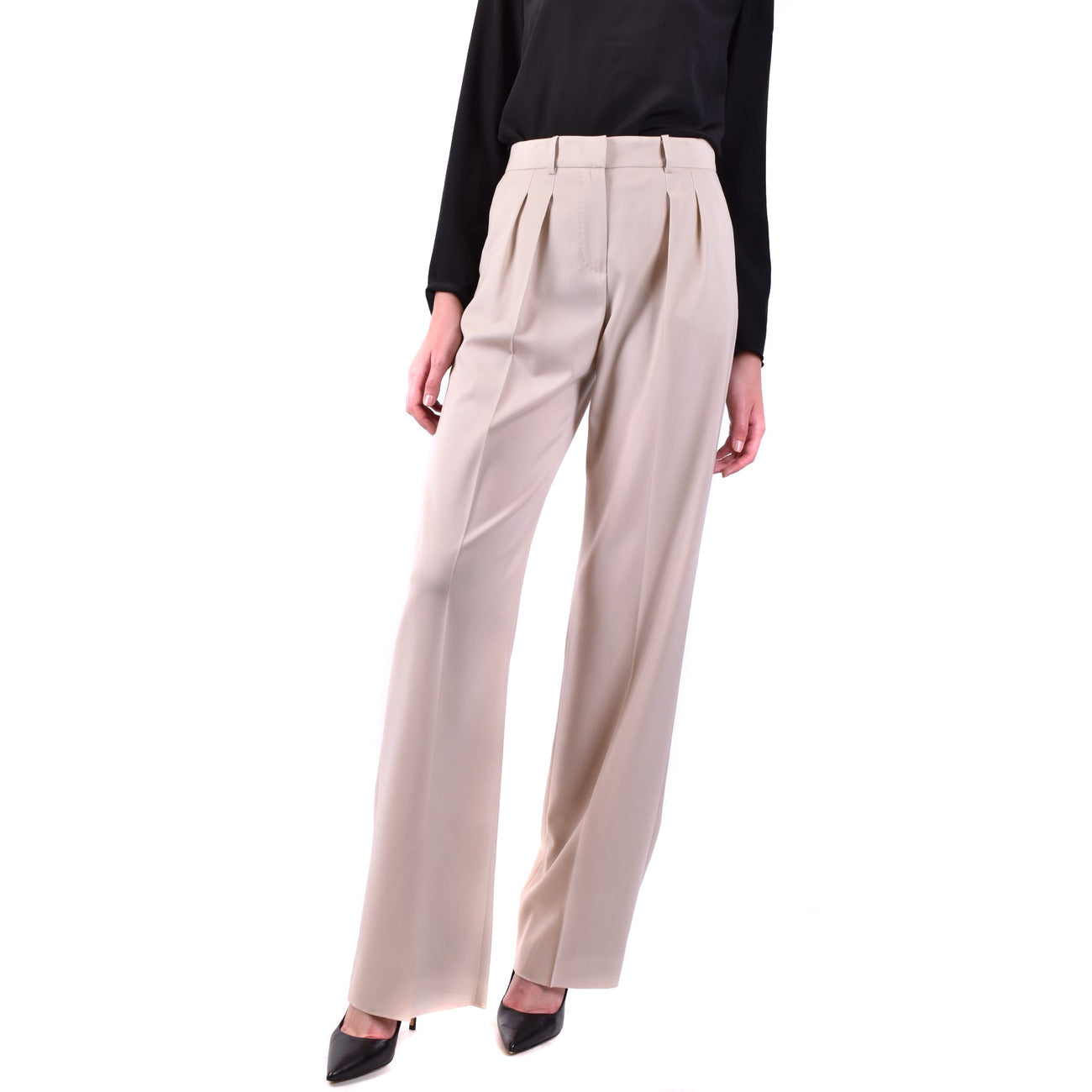 Maxmara Broek Dames Beige #2443024