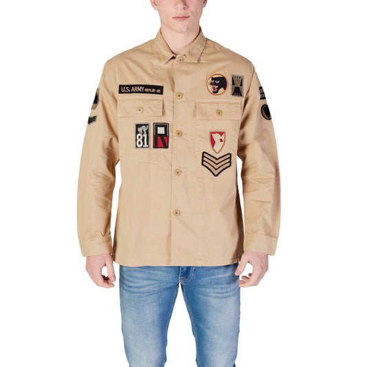 Replay Shirt Heren Beige