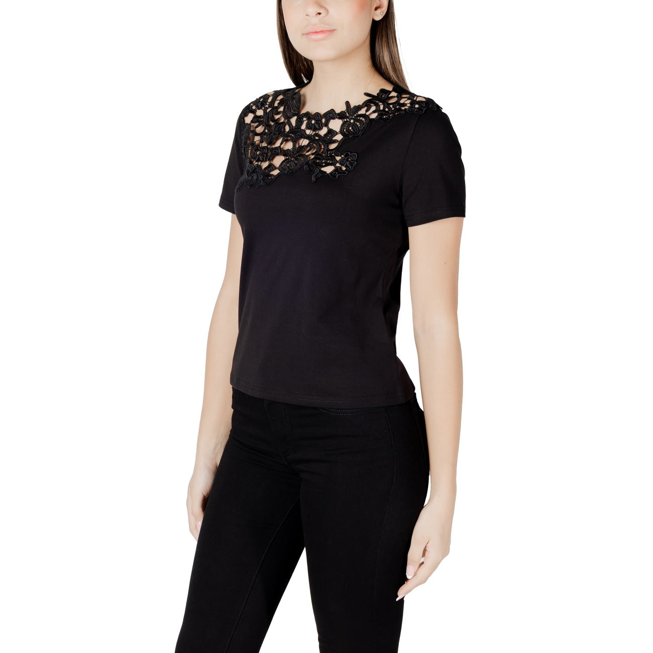 Morgan De Toi T-shirt Dames Zwart Zwart #2418614