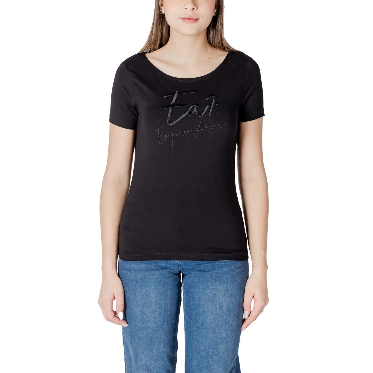Ea7 T-shirt Dames Wit Wit #2422685