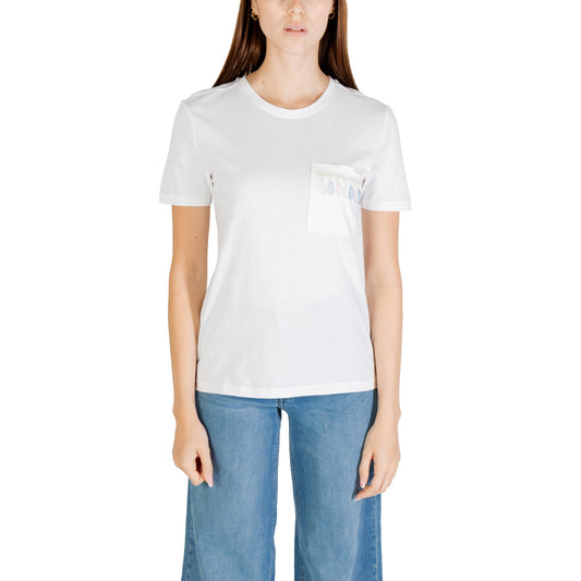 Only T-shirt Dames Wit #2425725