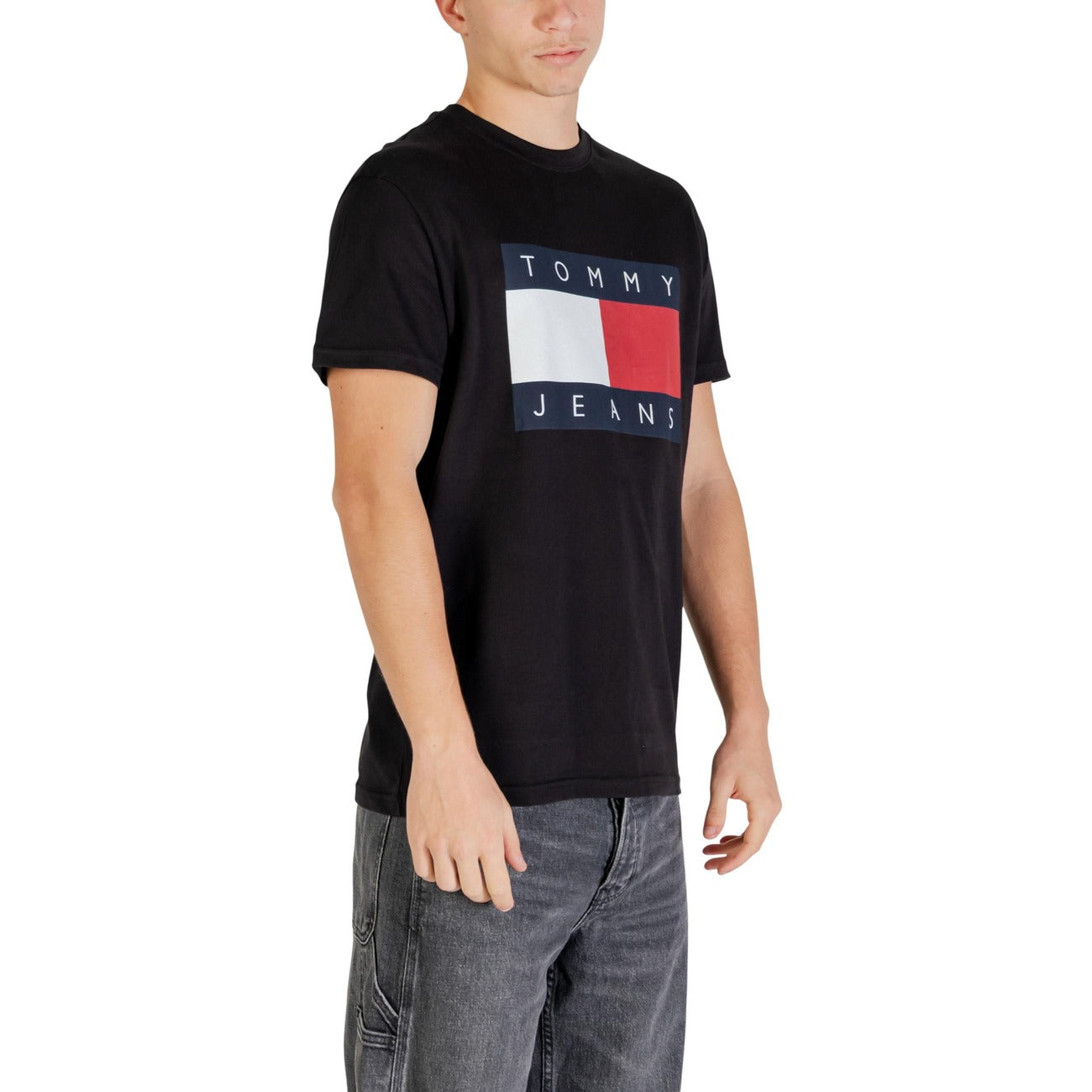 Tommy Hilfiger Jeans T-Shirt Herren Schwarz