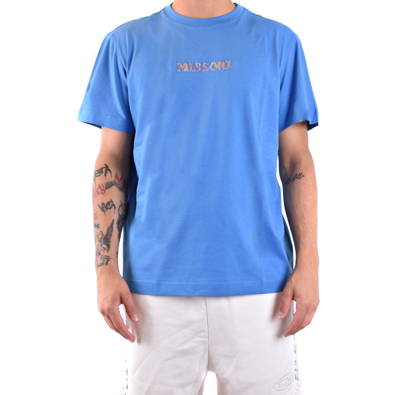Missoni  T-shirt Heren Turquoise