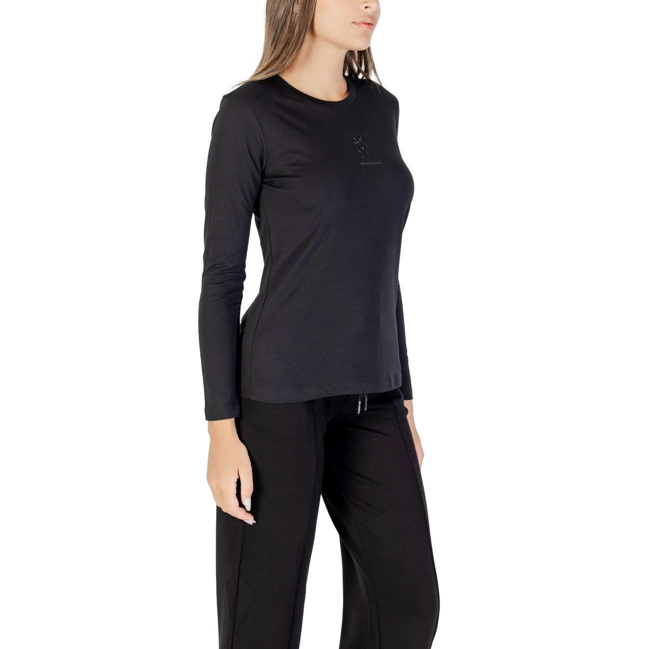 Armani Exchange T-shirt Dames Zwart #2430388