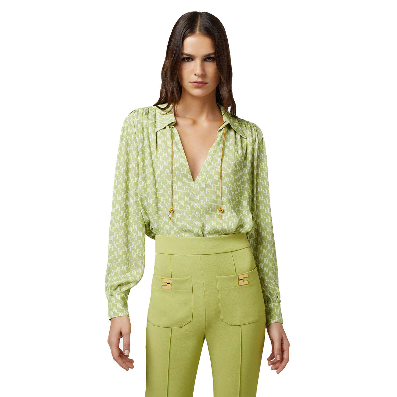 Elisabetta Franchi Bloes Dames Groen