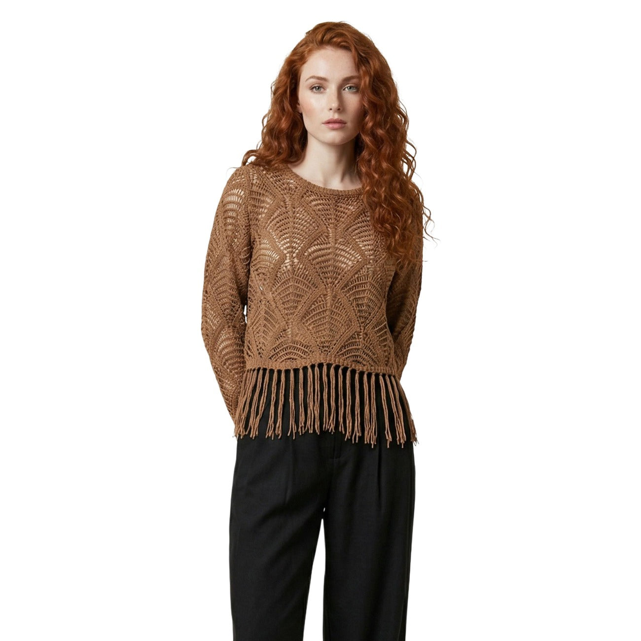 Only Strickmode Damen Kamel