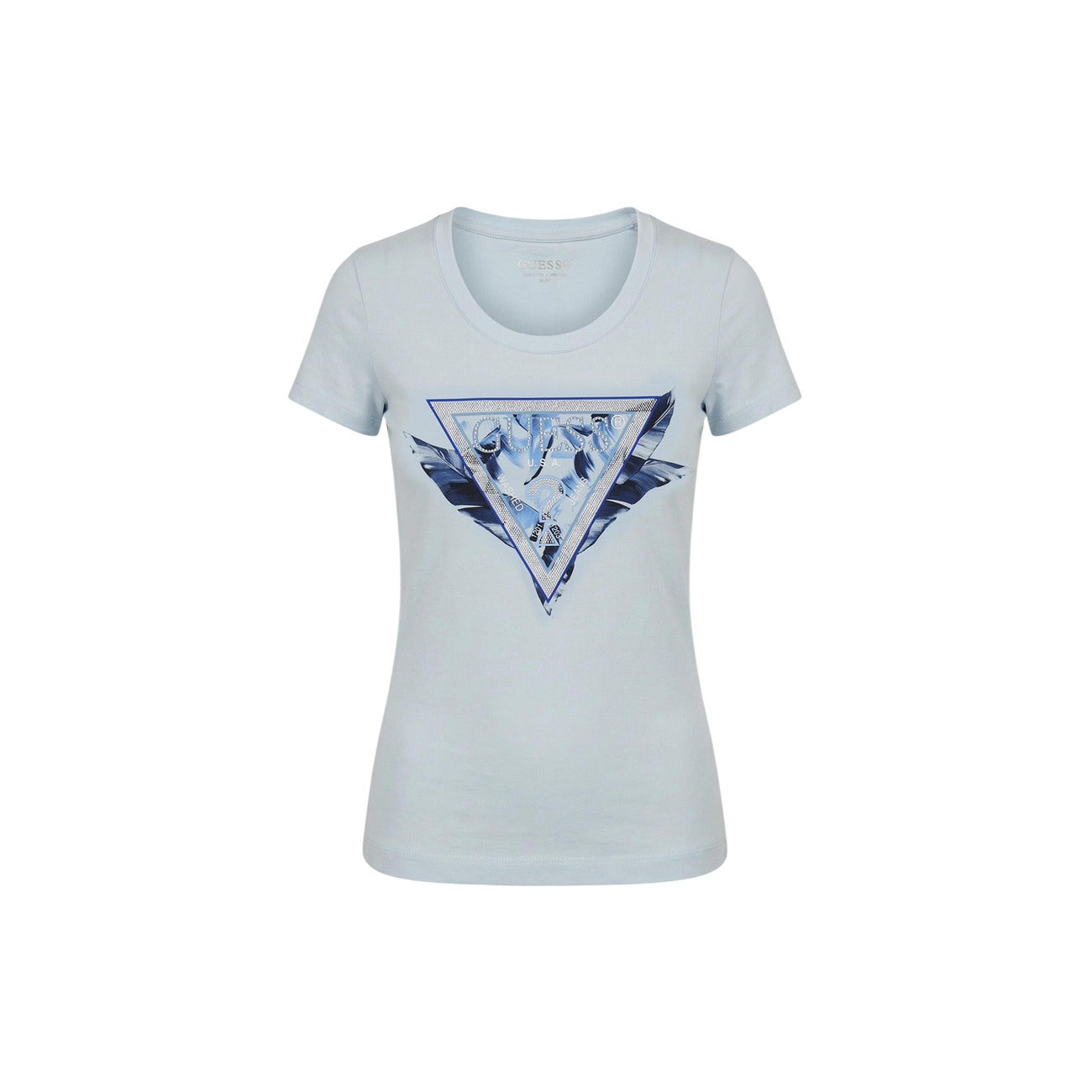 Guess T-shirt Dames Lichtblauw