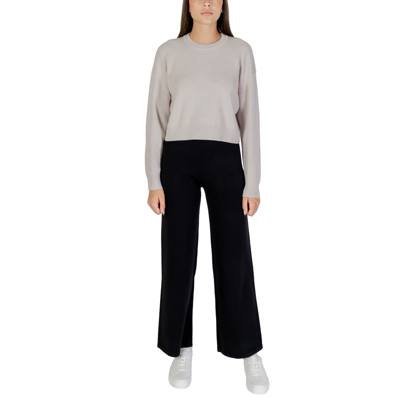 Choral Strickmode Damen Grau #2439490