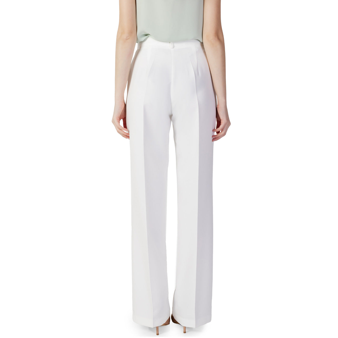 Hanny Deep Broek Dames Wit
