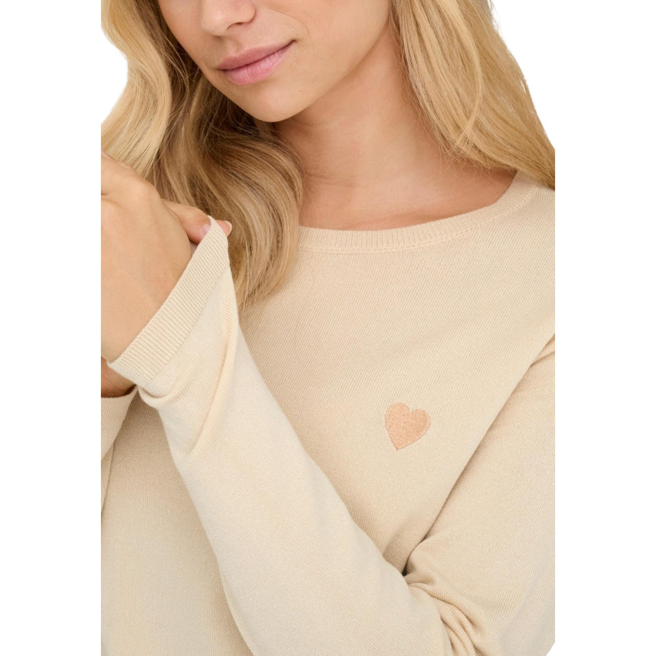 Jacqueline De Yong Strickmode Damen Beige #2450903