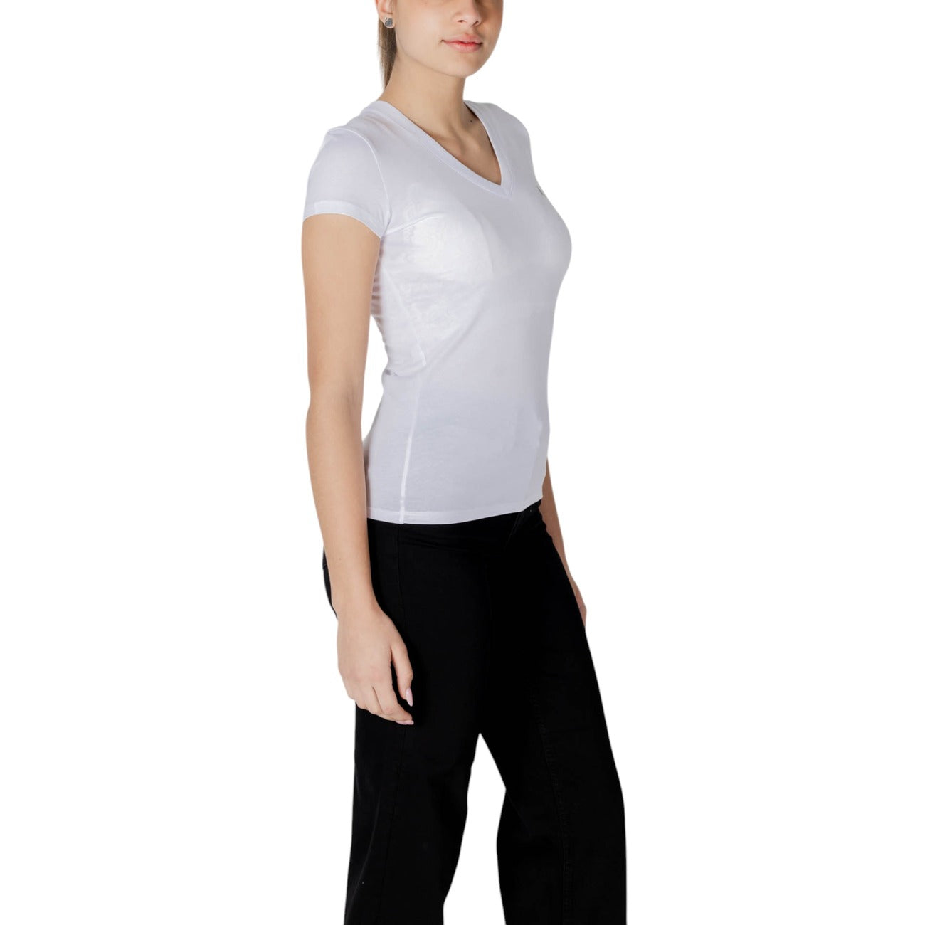 Armani Exchange T-shirt Dames Wit #2412629
