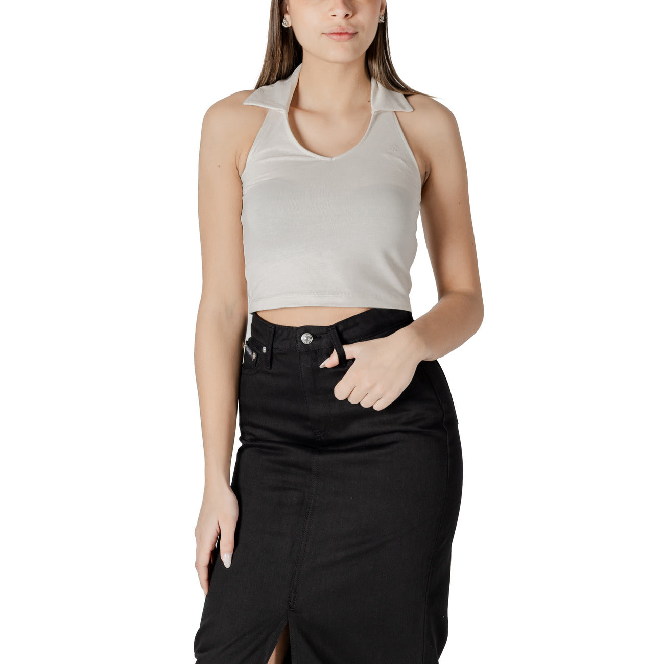 Calvin Klein Jeans Top Dames Beige