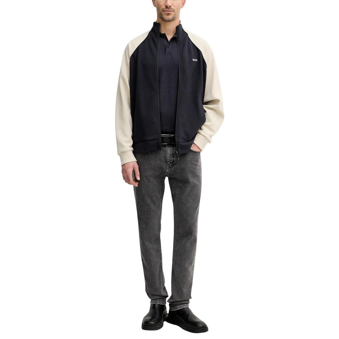Boss Jeans Heren Grijs