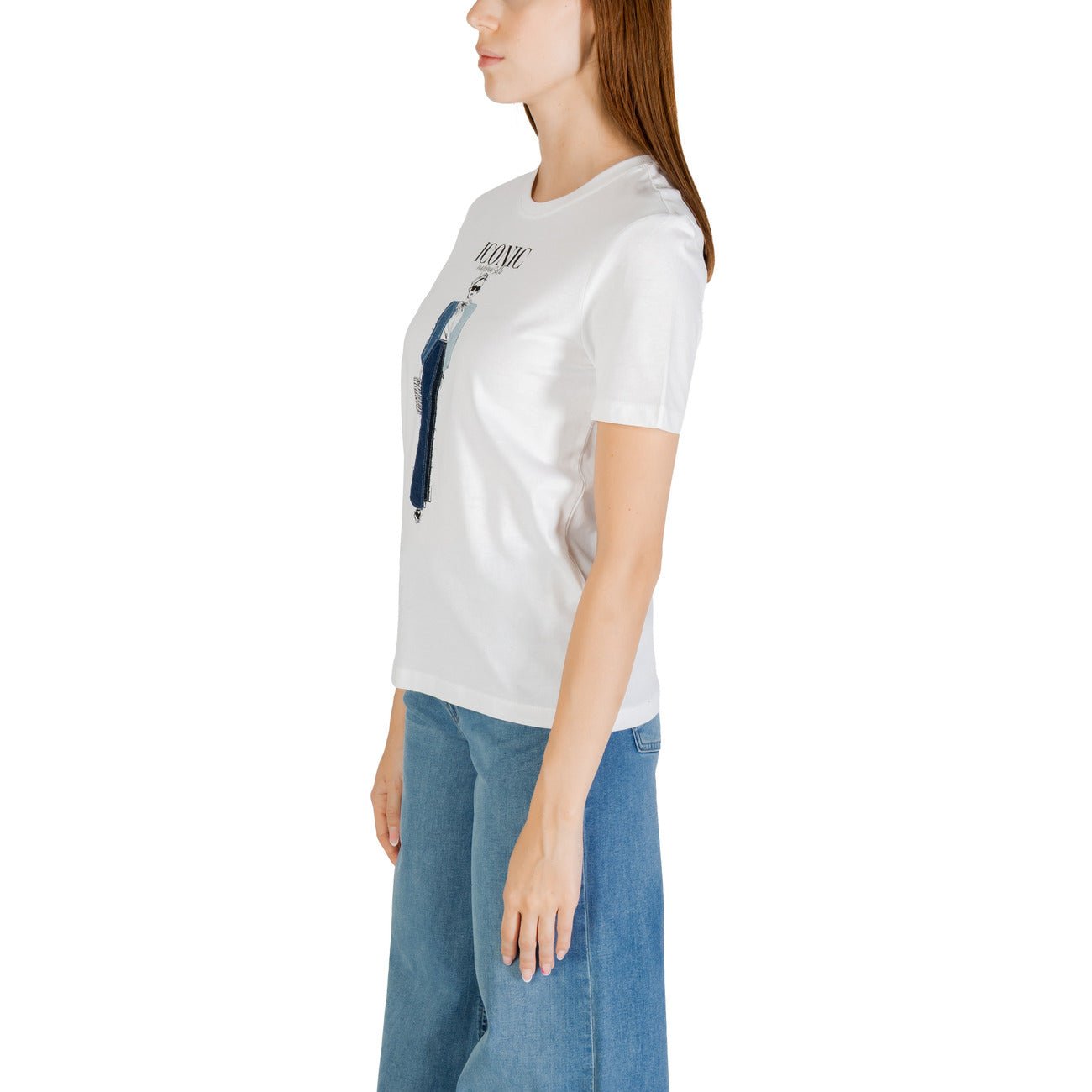 Only T-shirt Dames Wit #2425710