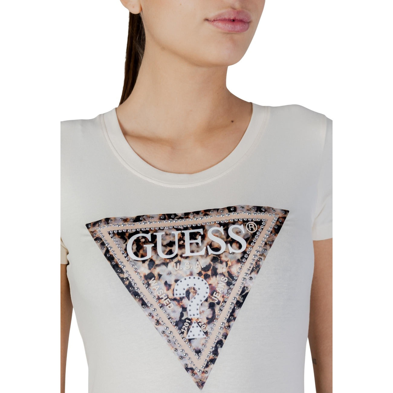 Guess T-Shirt Damen Weiß #2449441
