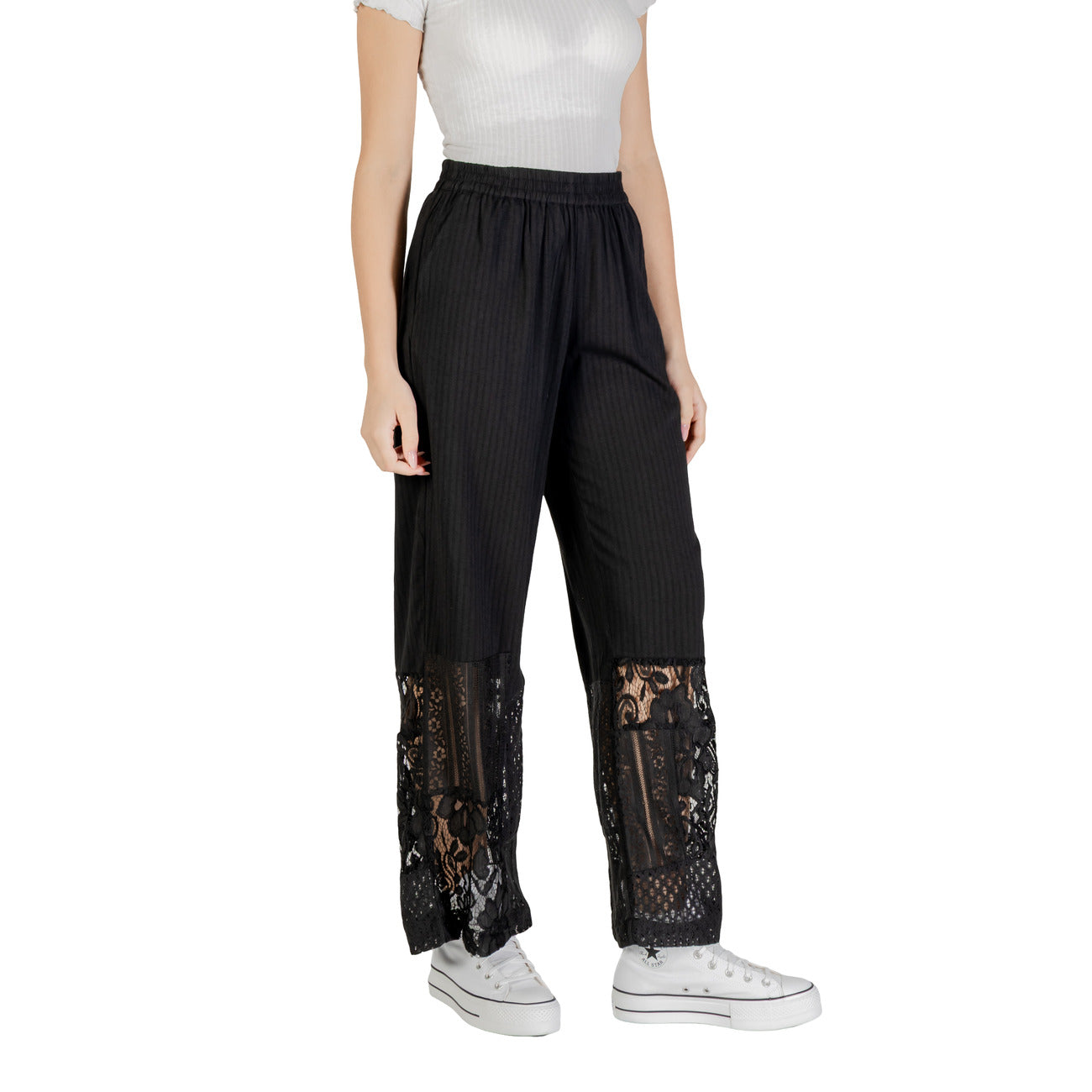 Ichi Broek Dames Zwart