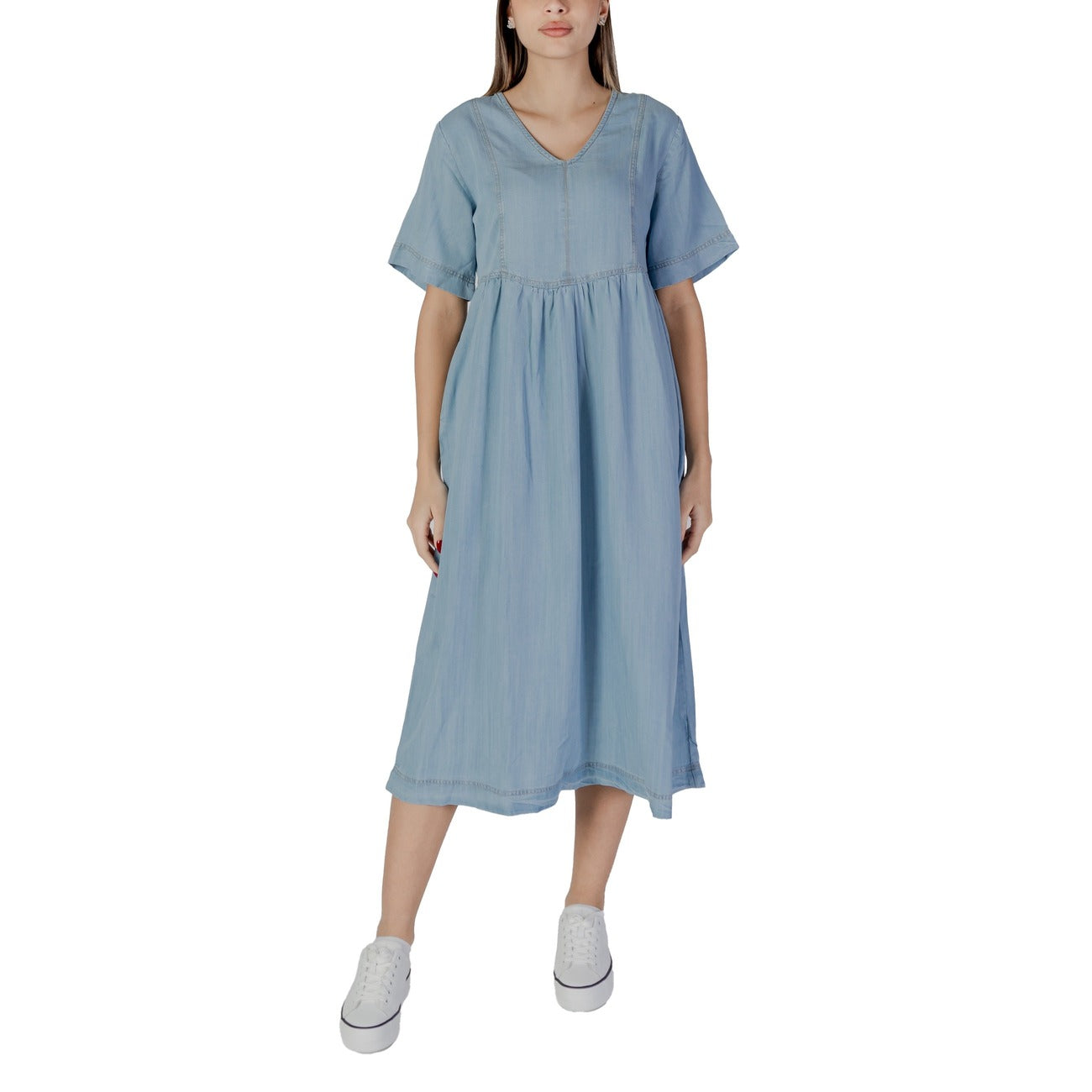 B.young Kleid Damen Hellblau