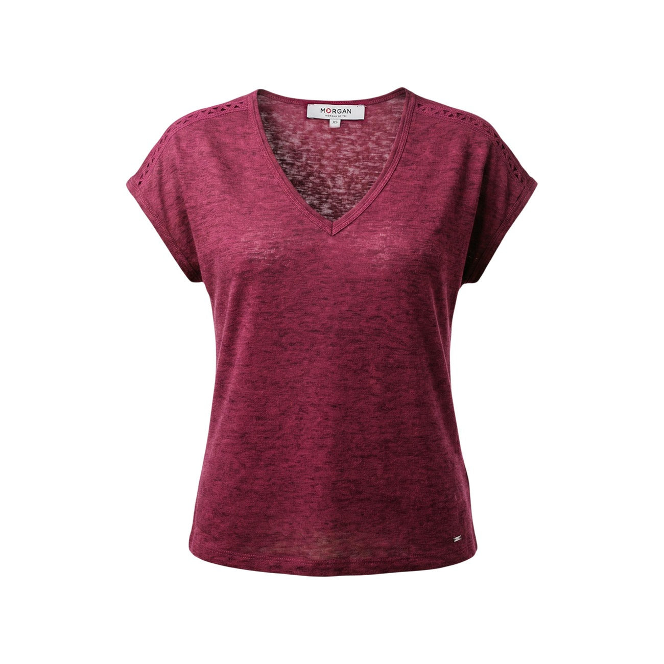 Morgan De Toi T-shirt Women Burgundy