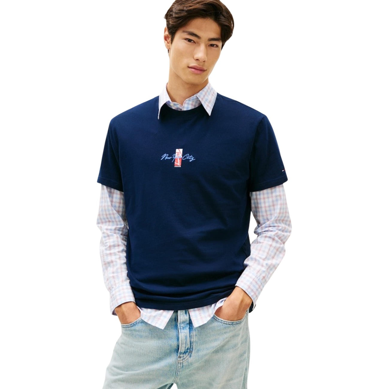 Tommy Hilfiger Jeans T-Shirt Herren Beige #2457658