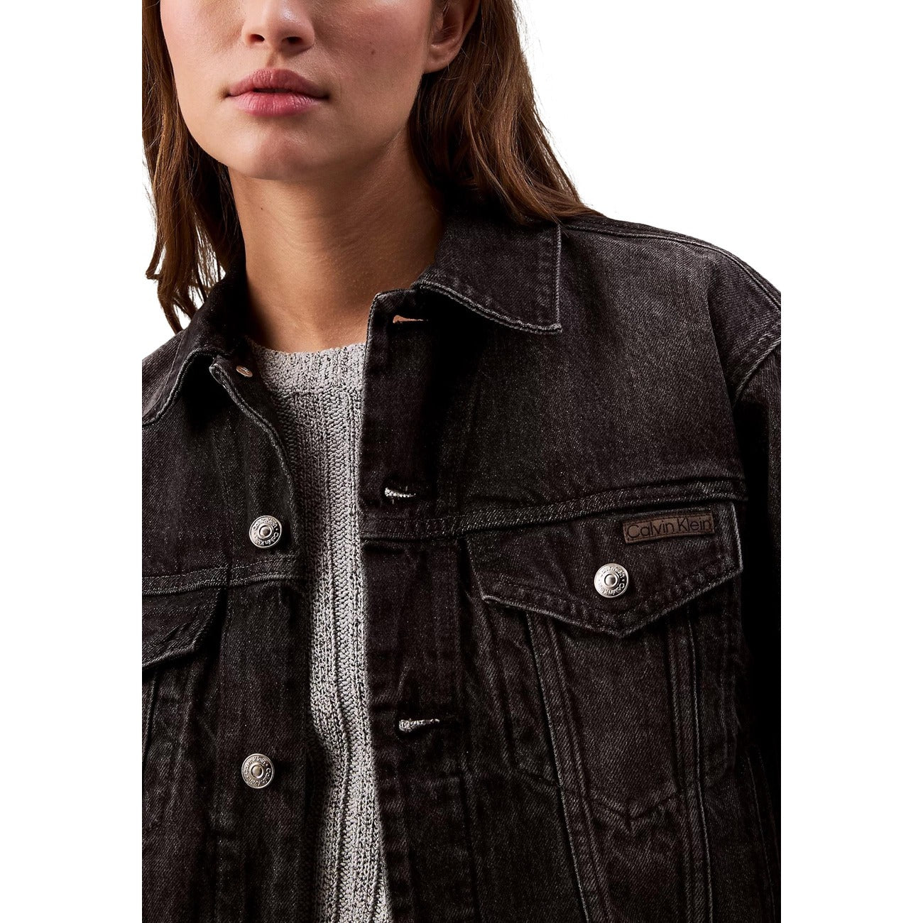 Calvin Klein Jeans Windjack Dames Zwart