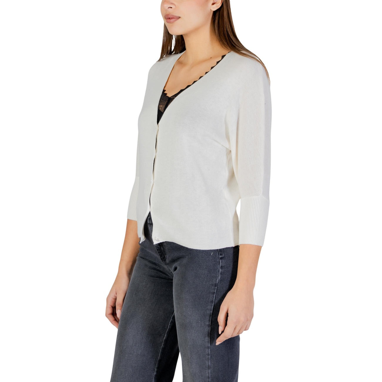 Morgan De Toi Cardigan Women Beige