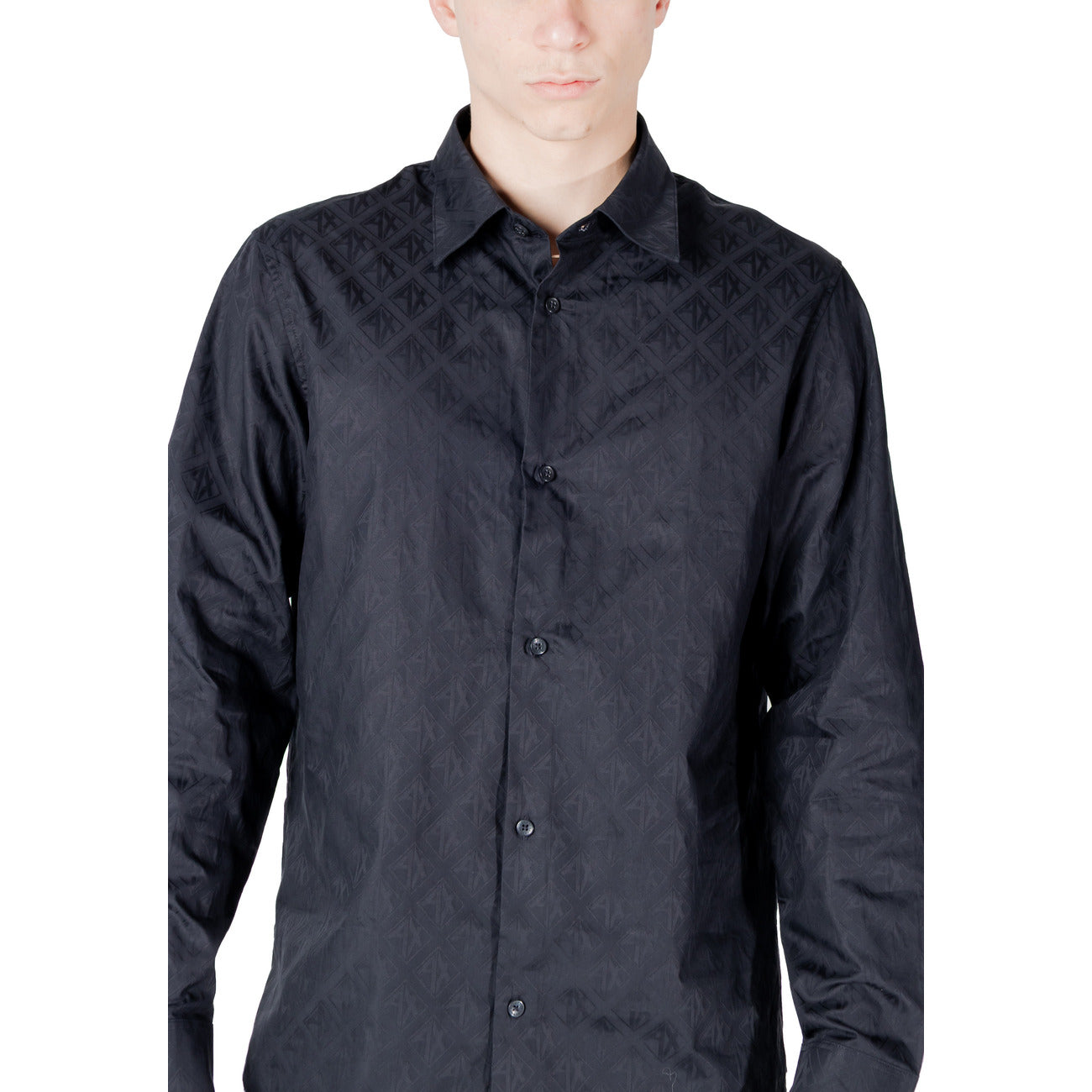 Armani Exchange Shirt Heren Blauw #2418826