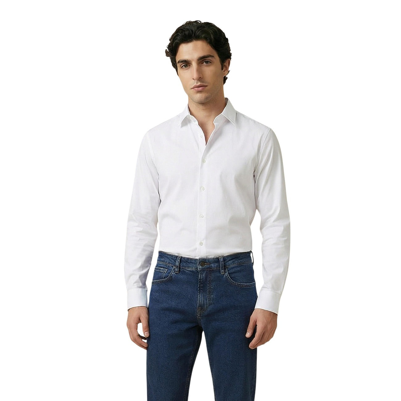 Armani Exchange Shirt Heren Blauw Blauw
