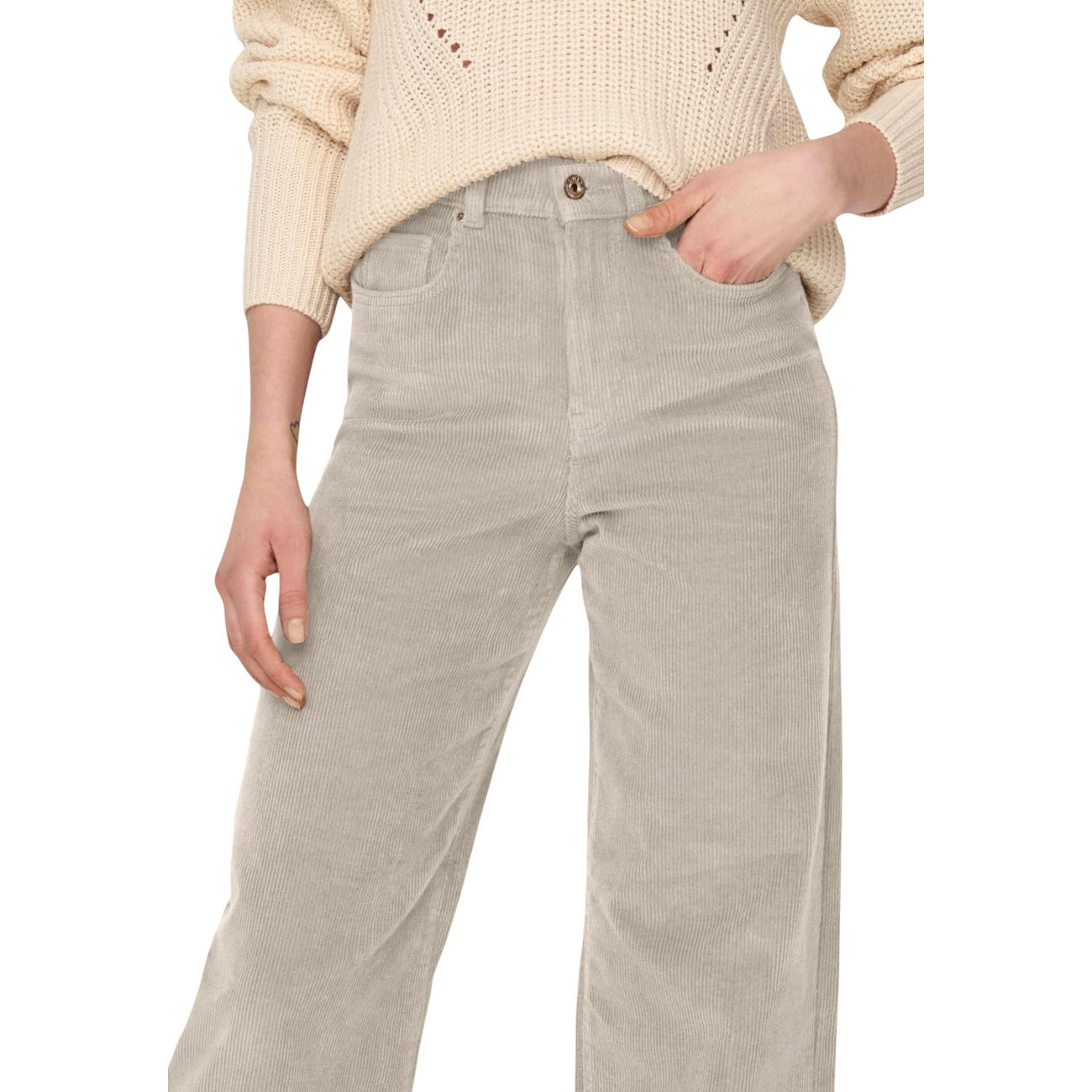 Only Hose Damen Beige #2465251
