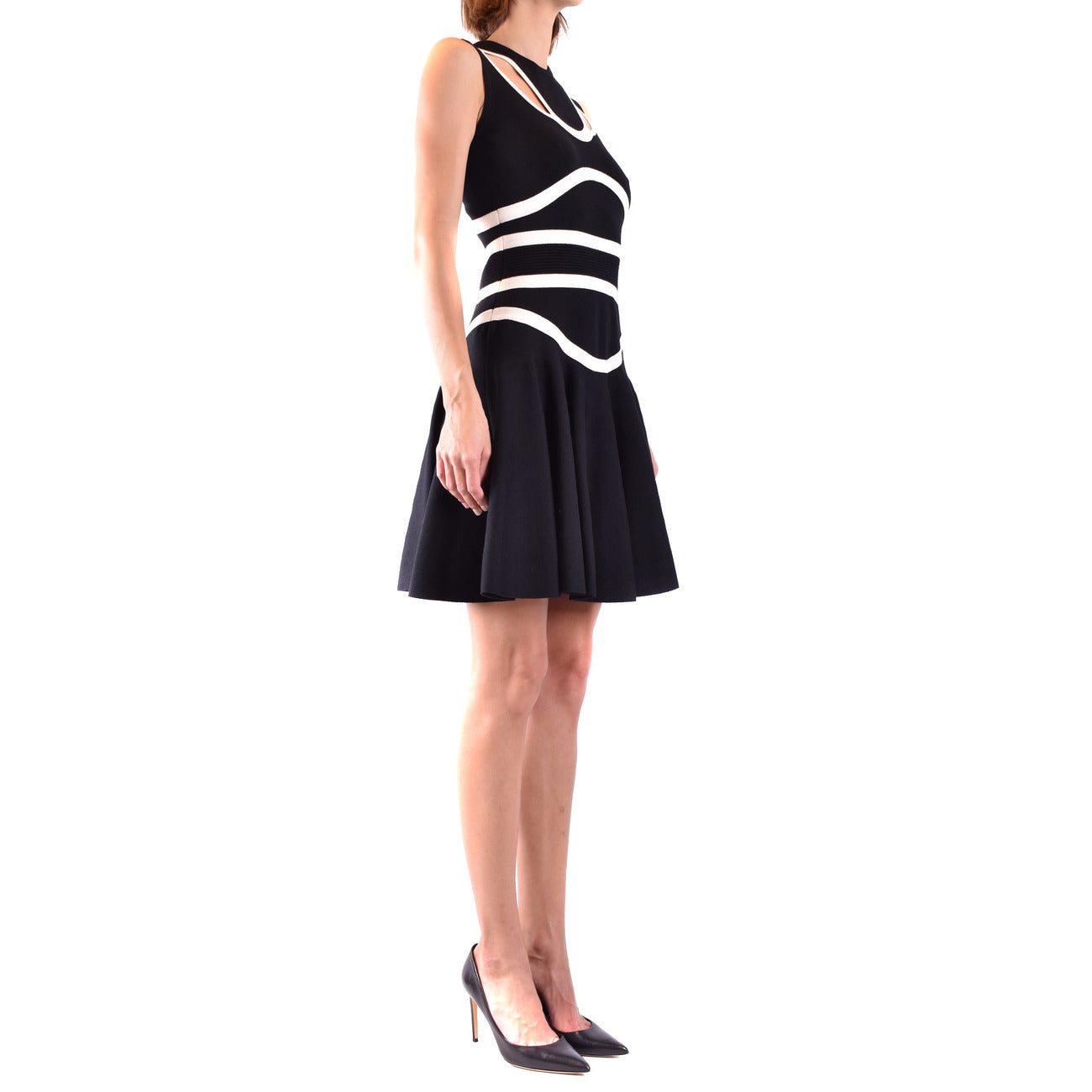 Alexander Mcqueen Jurk Dames Zwart #2430799