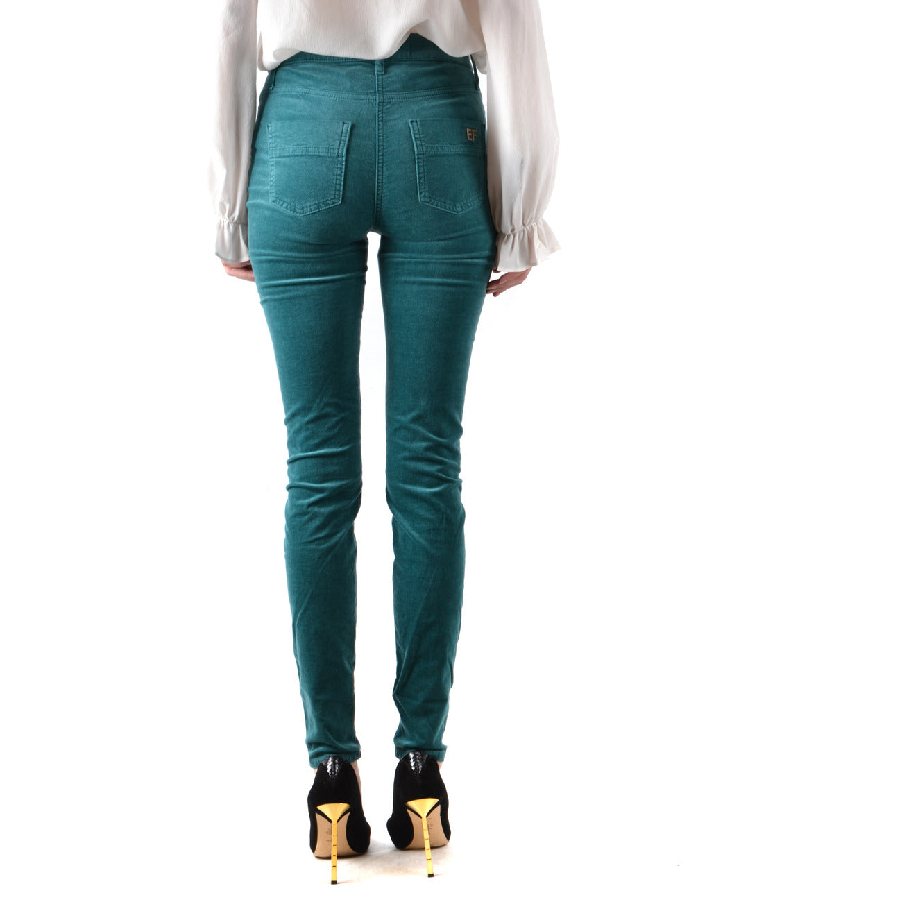 Elisabetta Franchi Jeans Damen Grün