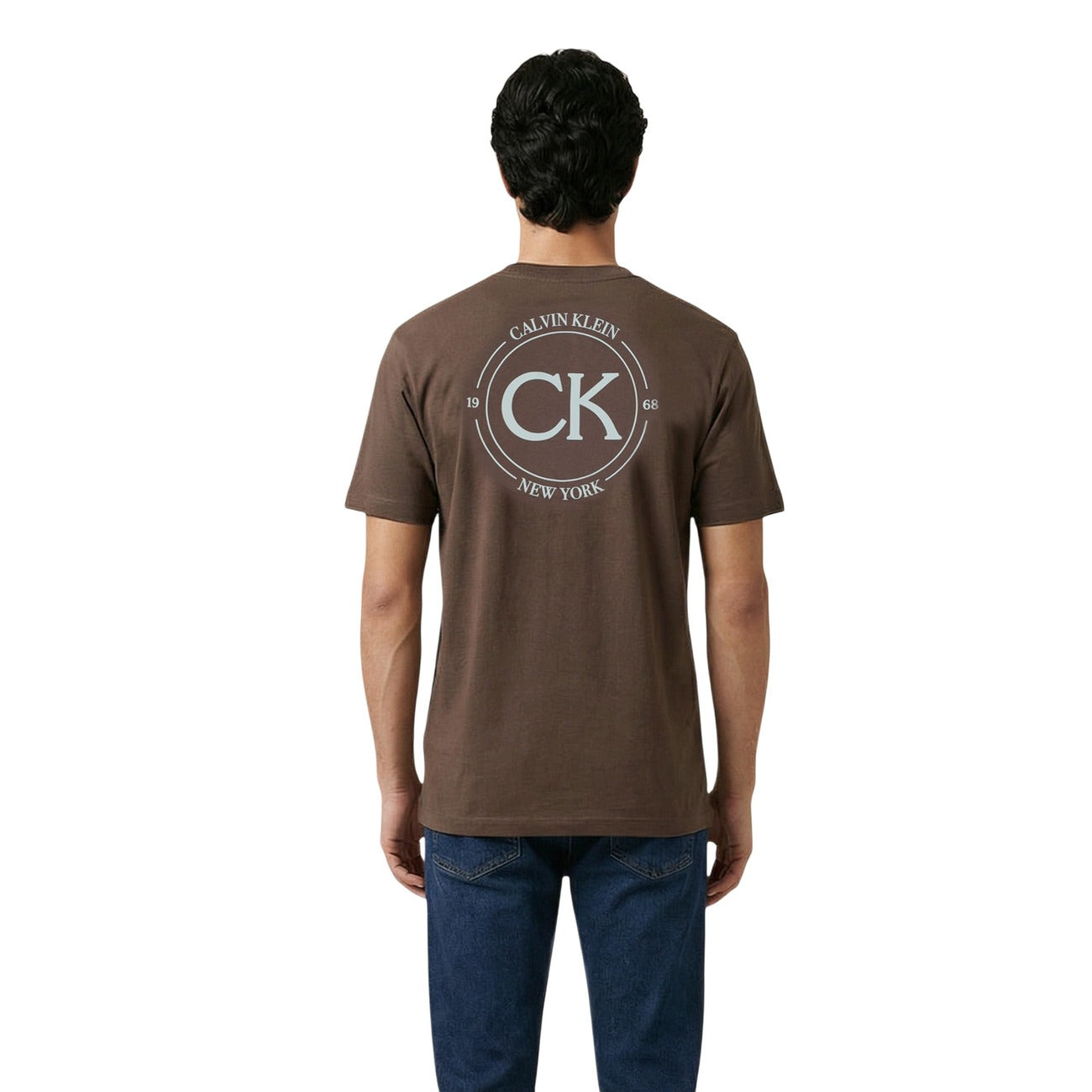 Calvin Klein Jeans T-Shirt Herren Braun