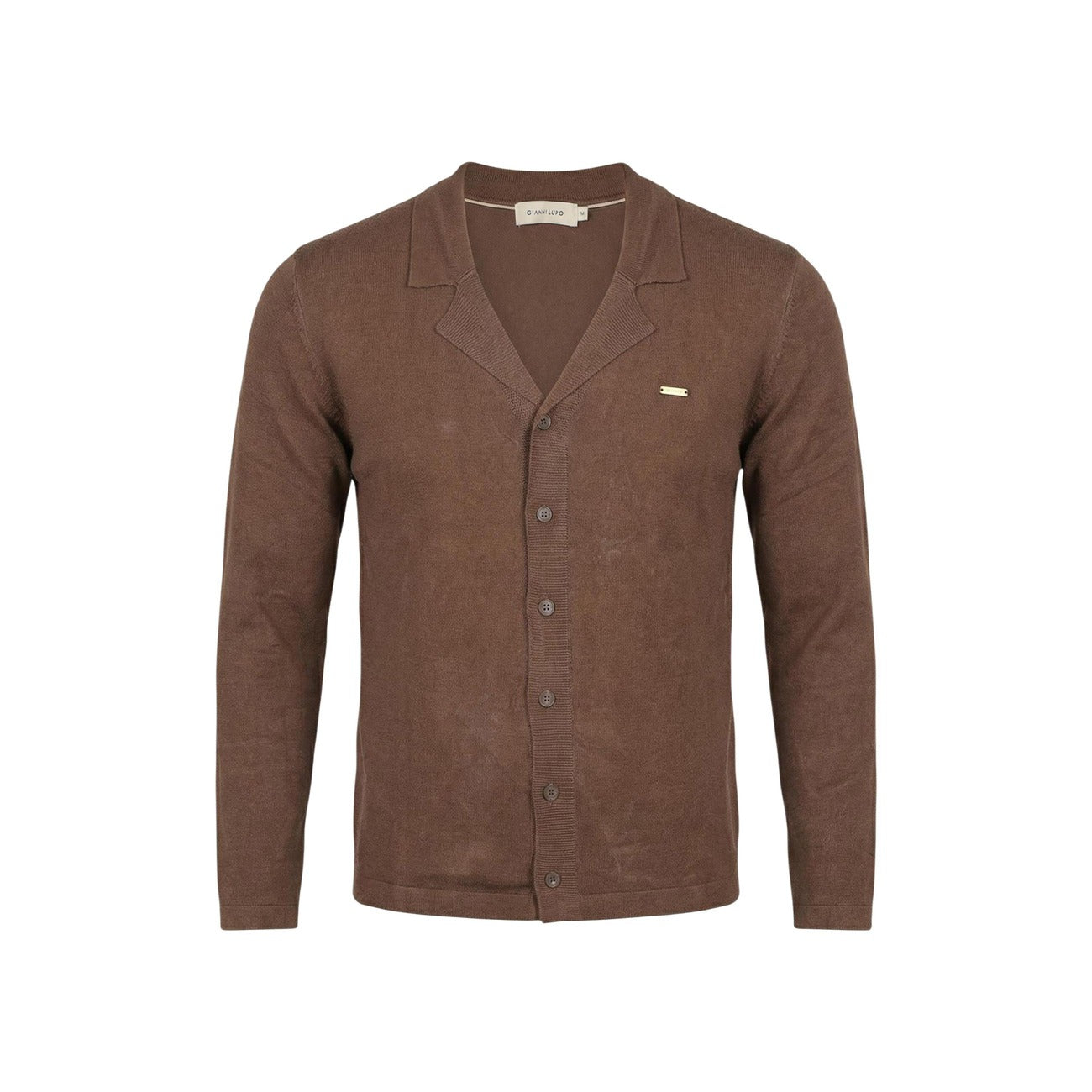 Gianni Lupo Cardigan Men Brown