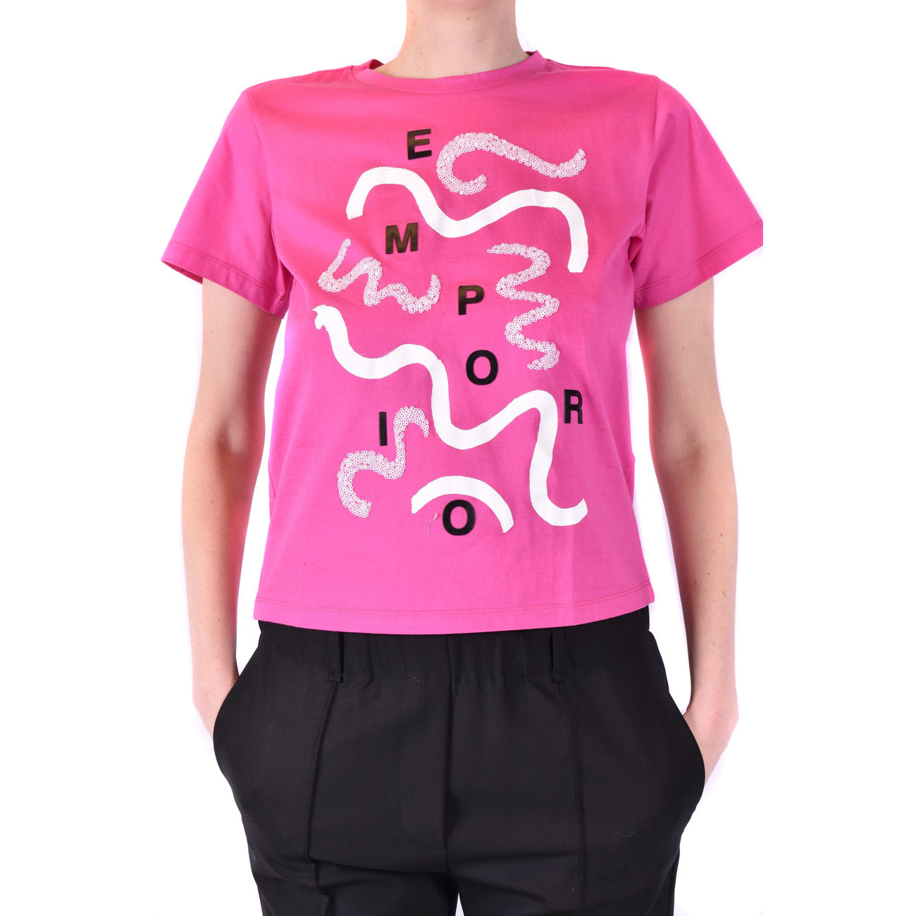 Emporio Armani T-shirt Dames Roze