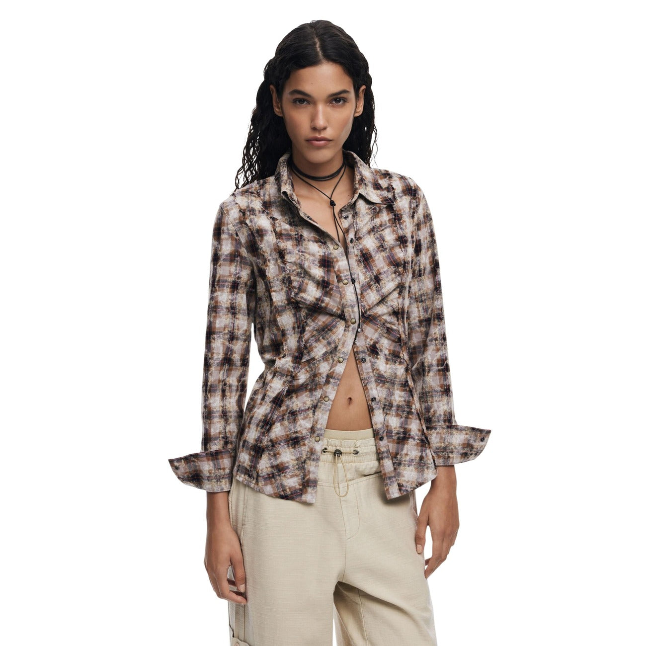 Desigual Shirt Damen Braun