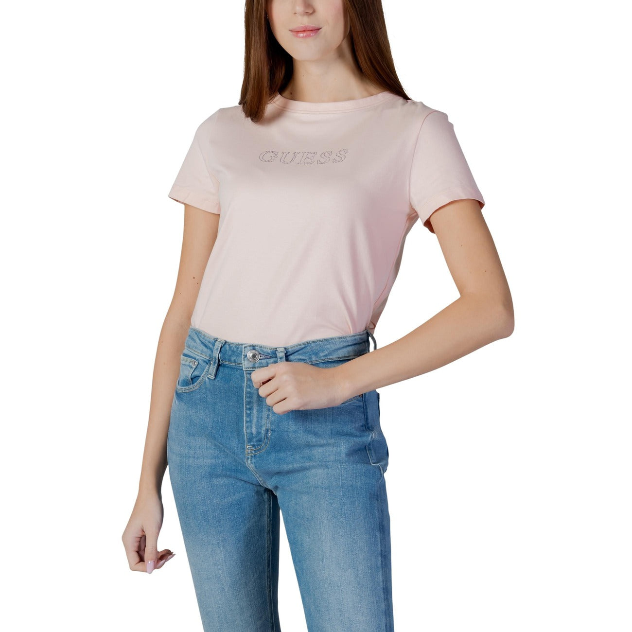 Guess Active T-shirt Dames Roze