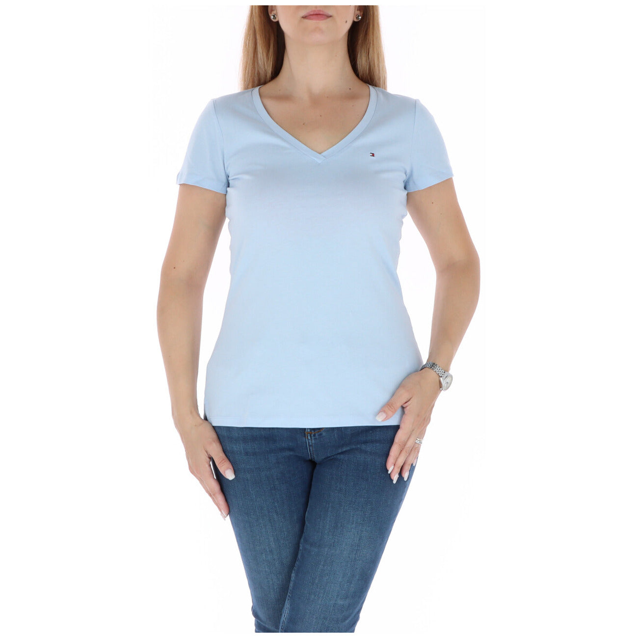 Tommy Hilfiger T-Shirt Damen Hellblau #376177