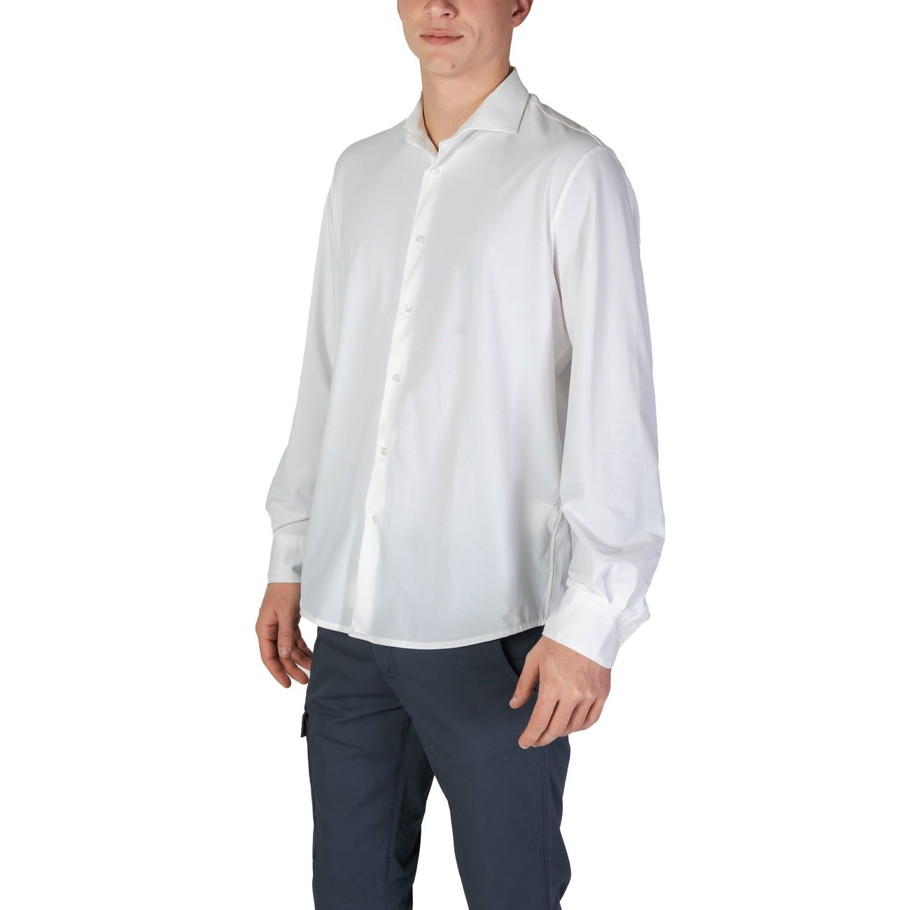 Fashion Brand Shirt Heren Wit
