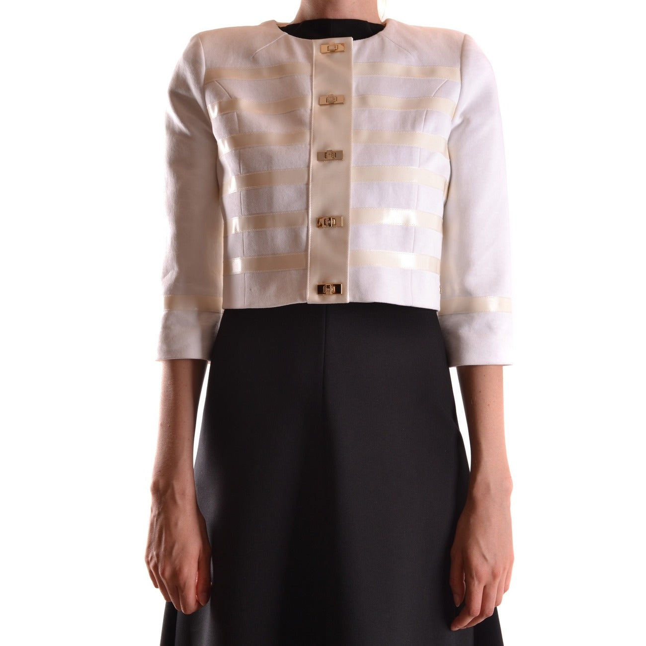 Elisabetta Franchi Jack Damen Weiß #2424083