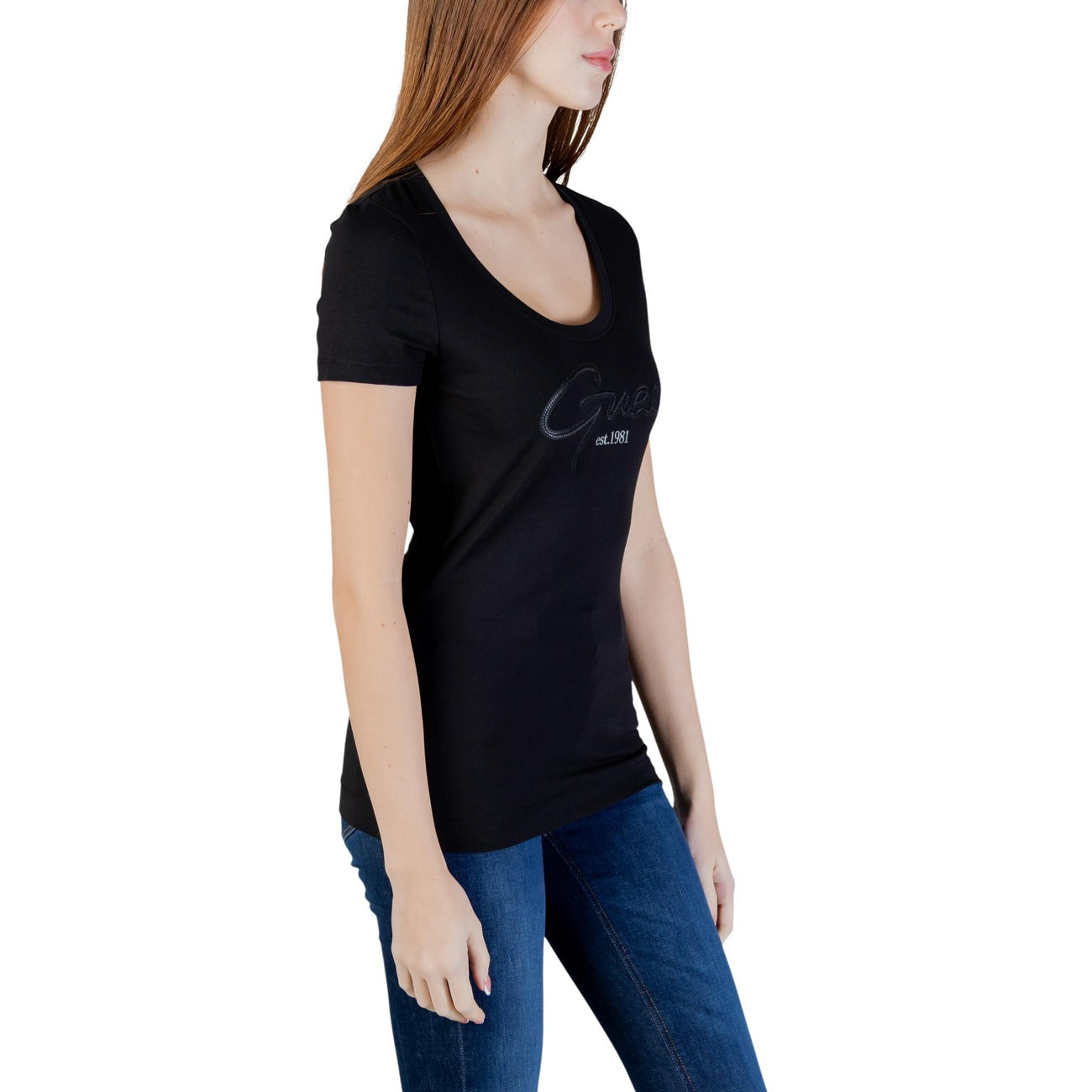 Guess T-Shirt Damen Schwarz #2452433