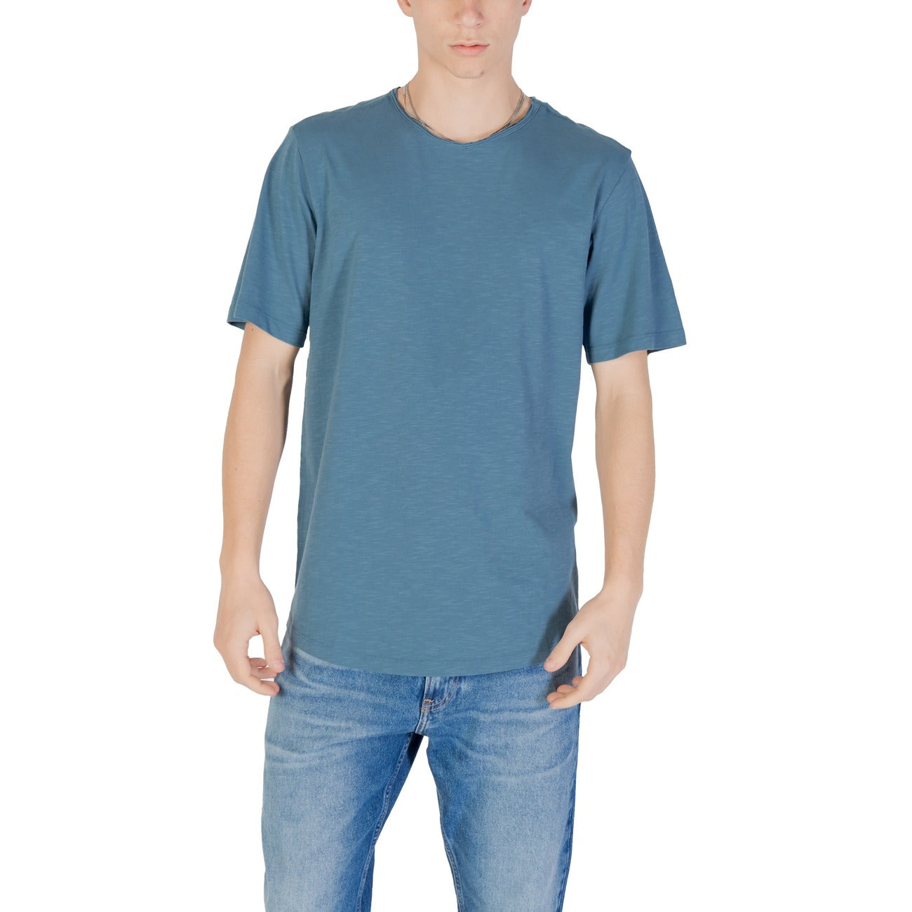 Jack & Jones T-shirt Heren Blauw
