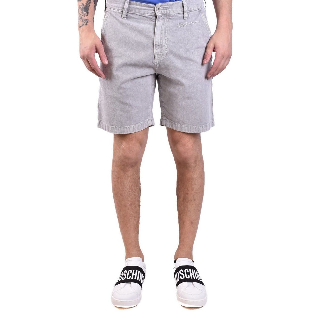 Moschino Bermuda Herren Grau