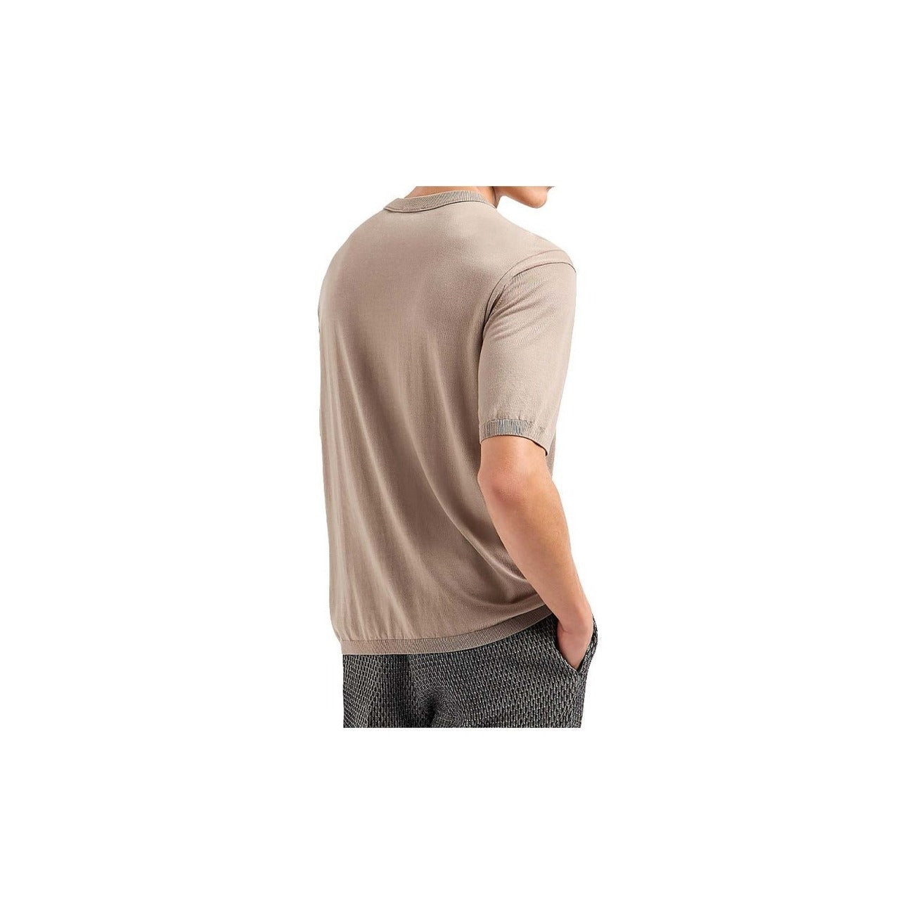 Emporio Armani T-shirt Heren Beige