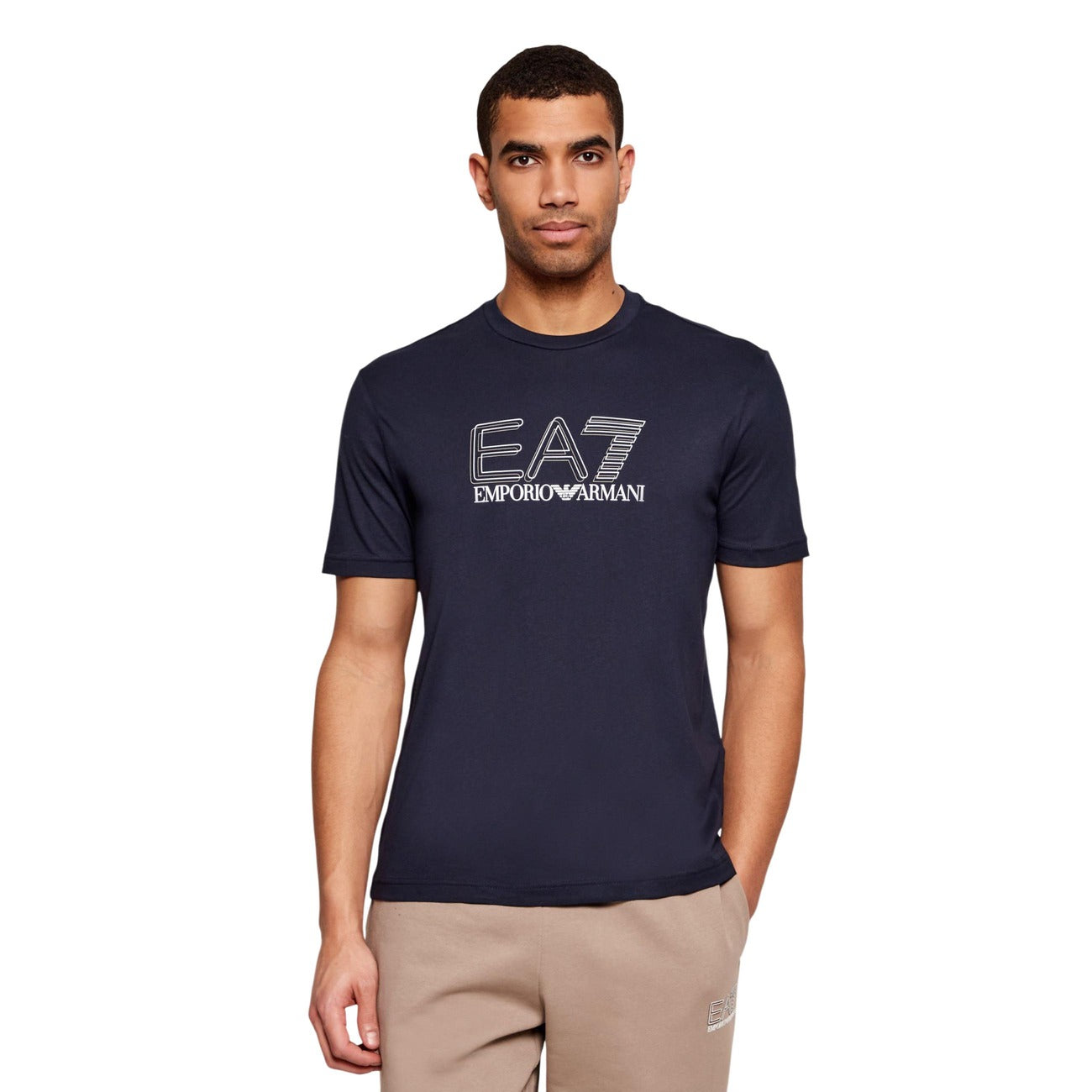 Ea7 T-shirt Heren Blauw #2449674