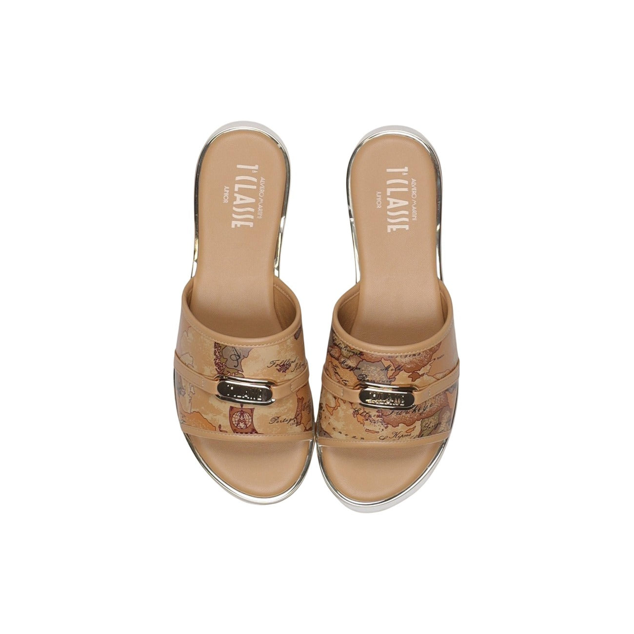 Alviero Martini Prima Classe Women Slippers Beige #2459914