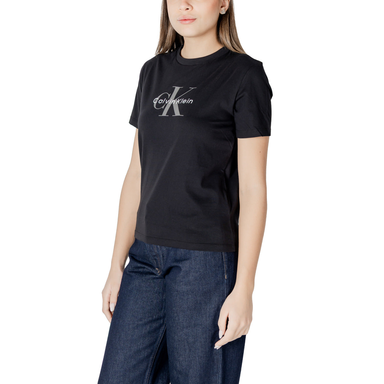 Calvin Klein Jeans T-shirt Dames Zwart #2415809