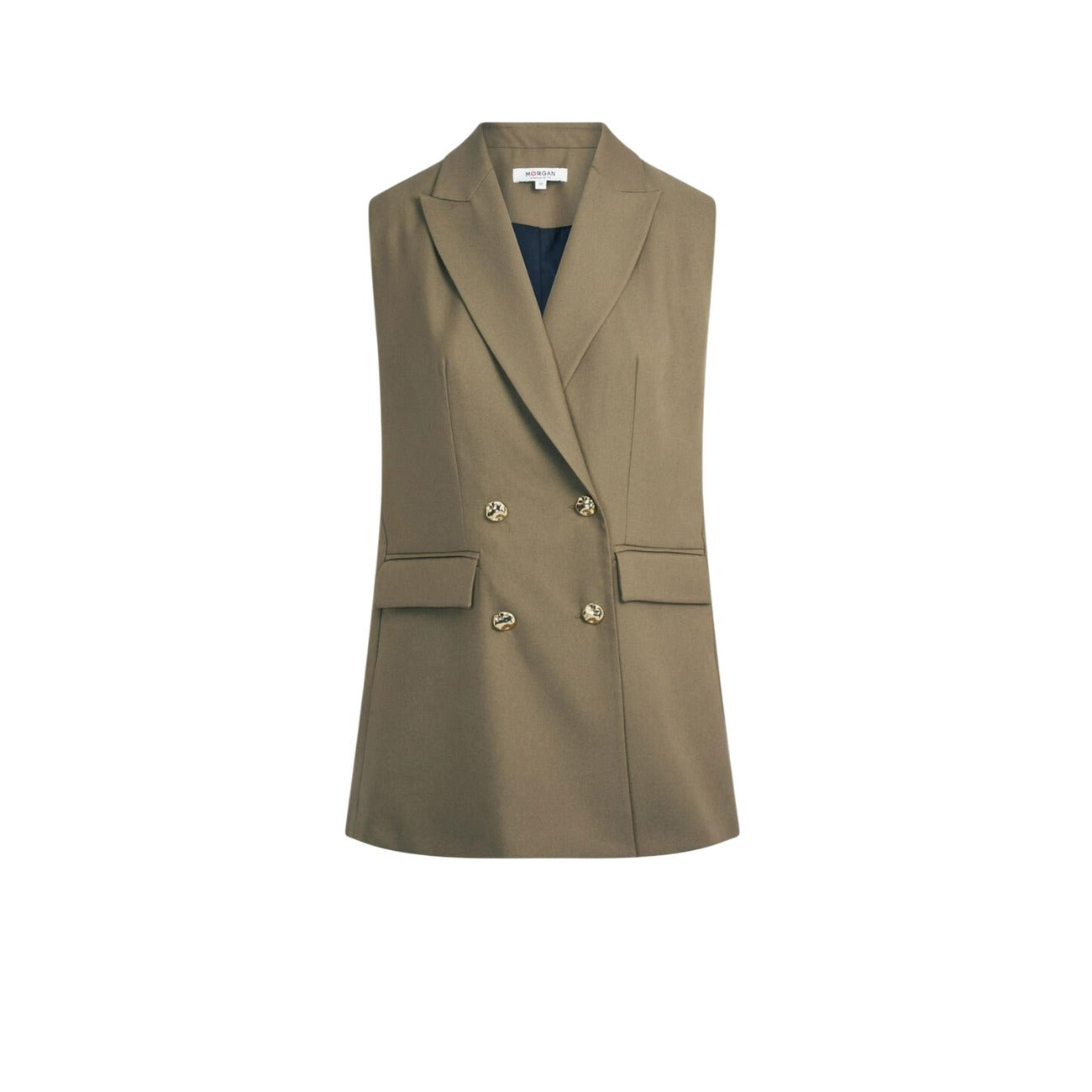 Morgan De Toi Gilet Dames Groen Groen