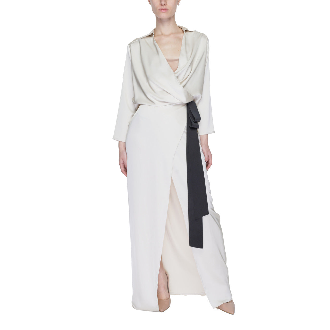 Sandro Ferrone Jurk Dames Beige