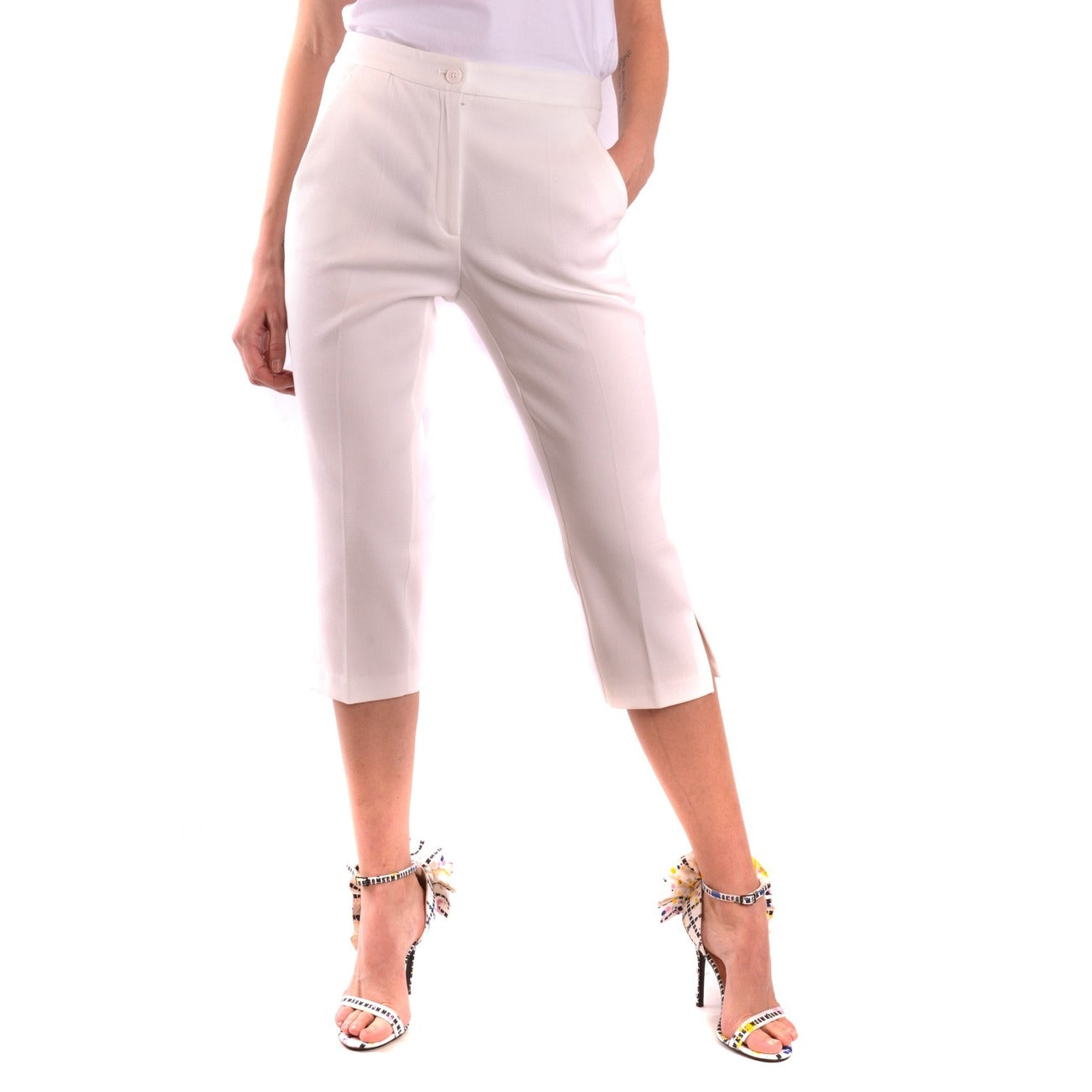 Moschino Hose Damen Weiß