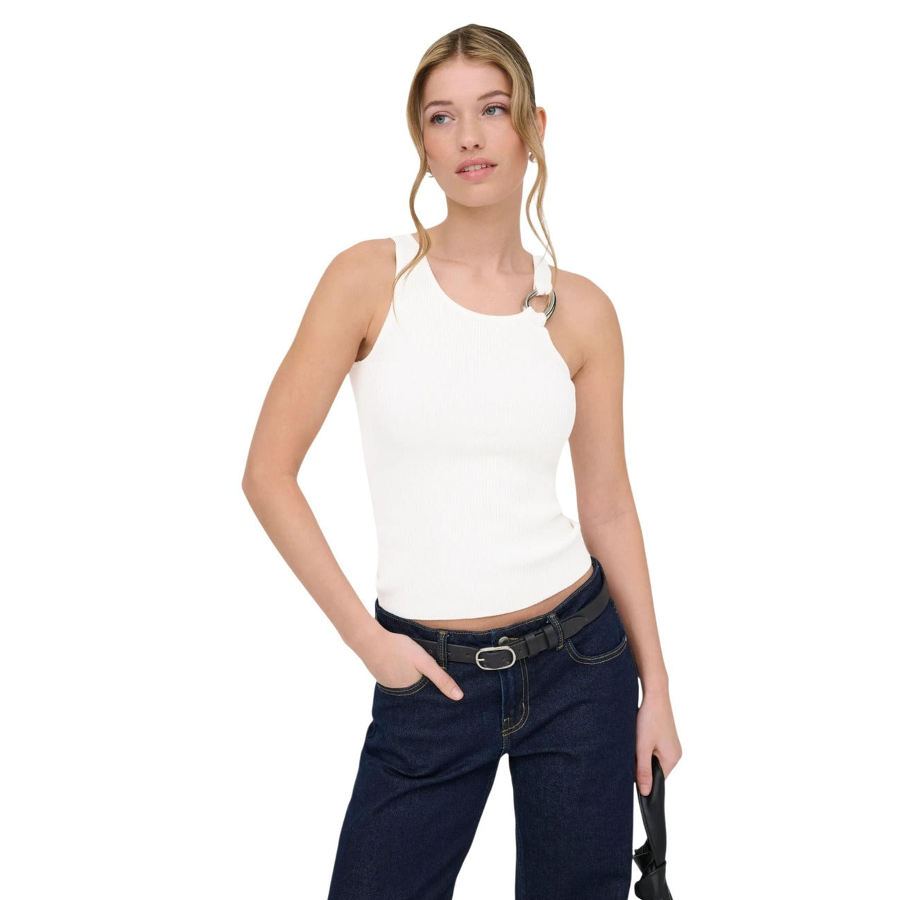 Only Top Damen Schwarz
